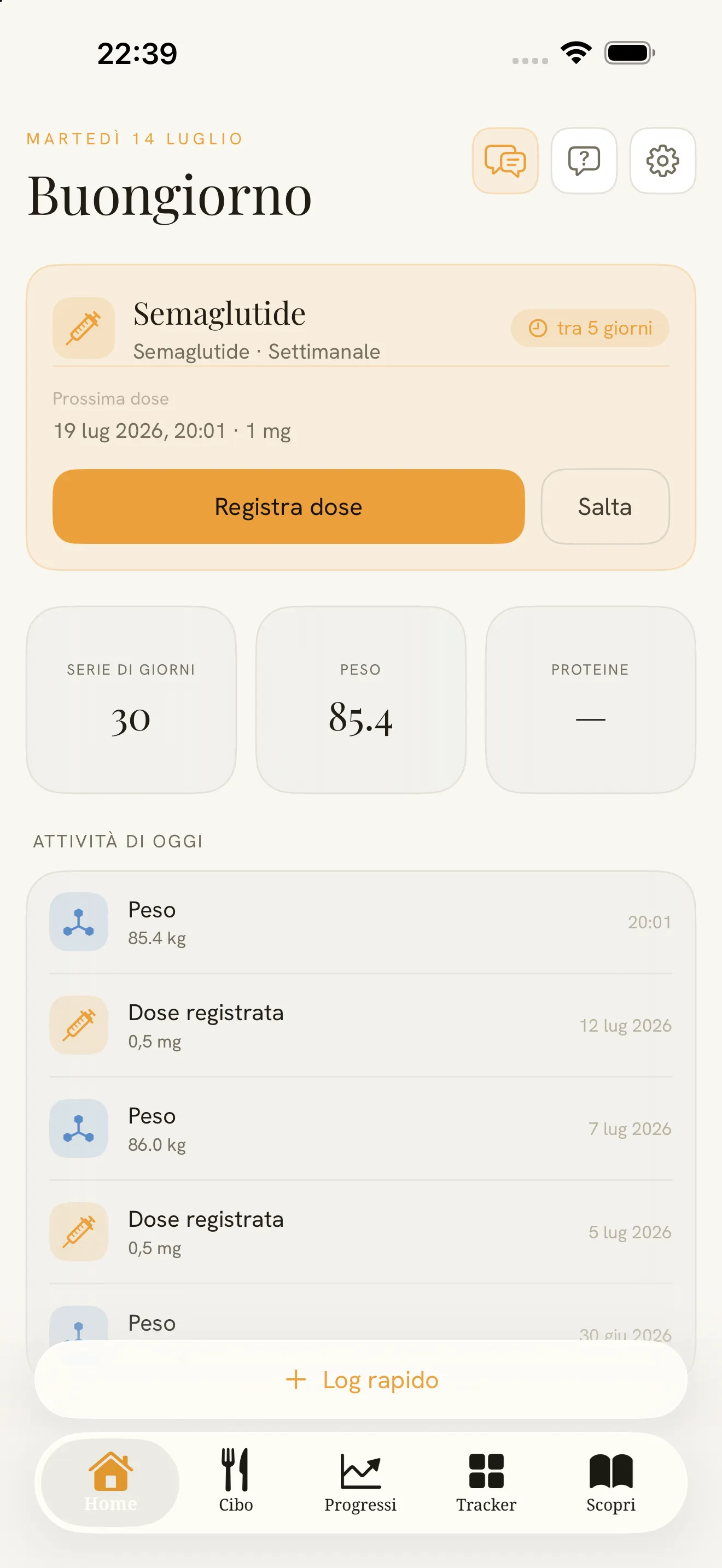 Glipath — il companion GLP-1 privato per iPhone